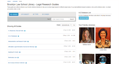 Desktop Screenshot of guides.brooklaw.edu